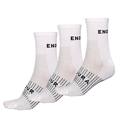 Calcetines ENDURA COOLMAX 3 Pares Blanco