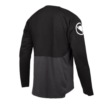 Maillot ENDURA MT500 BURNER Mangas Largas Negro