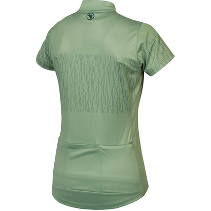 Maillot ENDURA HUMMVEE RAY Mujer Mangas Cortas Verde