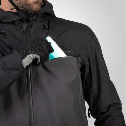 Chaqueta ENDURA SINGLETRACK WATERPROOF II Negro