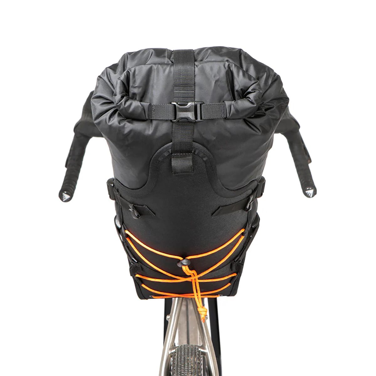 RESTRAP SADDLE BAG 18 L Naranja + DRY BAG Negro