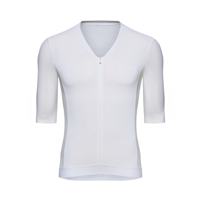 Maillot POC RACEDAY Manga Corta Blanco