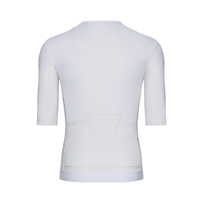 Maillot POC RACEDAY Manga Corta Blanco