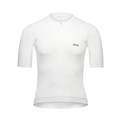 Maillot POC CADENCE Manga Corta Blanco