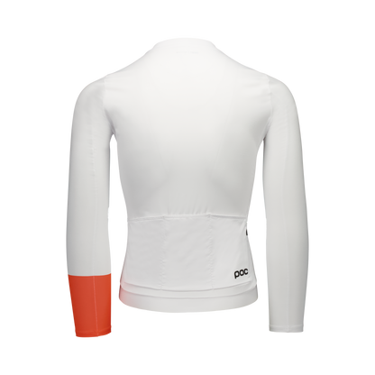 Maillot POC CADENCE Mangas Largas Blanco