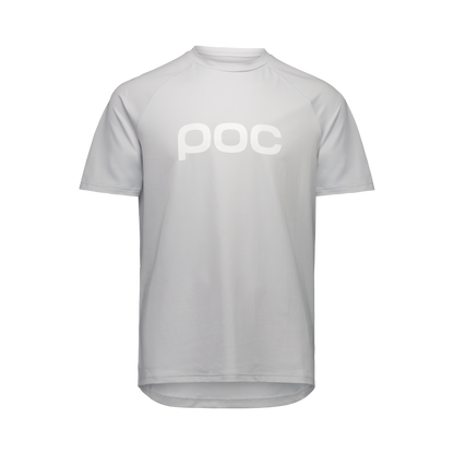 Maillot POC REFORM ENDURO Mangas Cortas Gris Claro