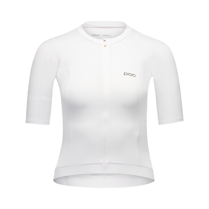 Maillot POC CADENCE Mujer Manga Corta Blanco