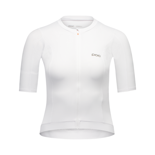 Maillot POC CADENCE de manga corta para mujer Blanco