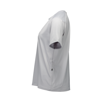 Maillot POC REFORM ENDURO Mangas Cortas Mujer Gris Claro