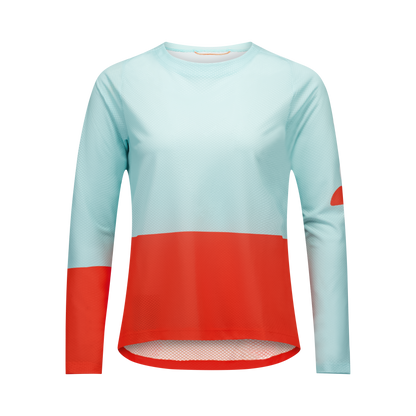 Maillot POC MOTION AIR Mangas Largas Mujer Azul/Naranja