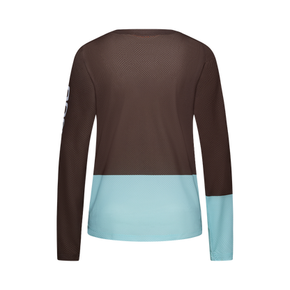 Maillot POC MOTION AIR Mangas Largas Mujer Bronce/Azul