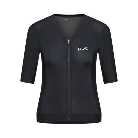 Maillot de manga corta POC RACEDAY Mujer Negro