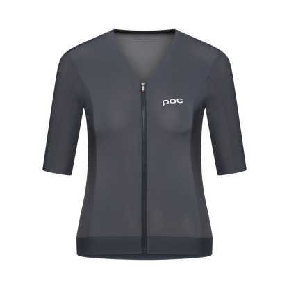 Maillot POC RACEDAY Mujer Manga Corta Gris