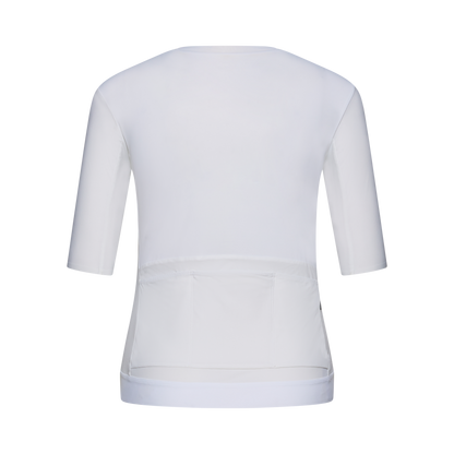 Maillot POC RACEDAY Mujer Manga Corta Blanco