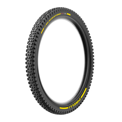 Neumático PIRELLI SCORPION BLACK STING 27.5x2.40 Soft ProWall Tubeless Ready de aro flexible negro/amarillo Edición Equipo
