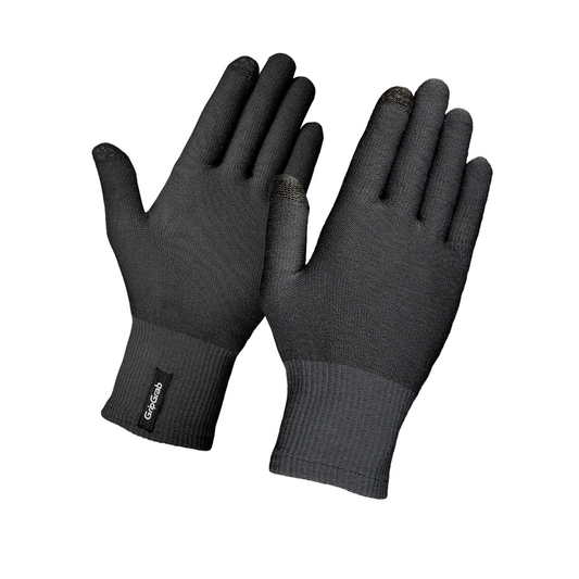 GRIPGRAB MERINO Guantes interiores Negro