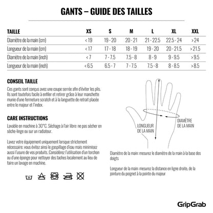 Guantes Cortos GRIPGRAB PRORIDE RC MAX Blanco