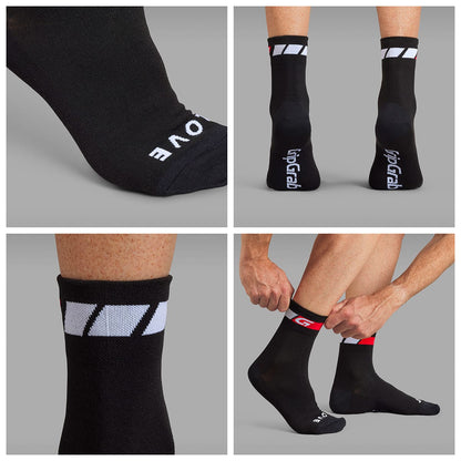 Calcetines GRIPGRAB REGULAR CUT Negro