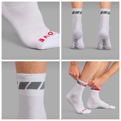 Calcetines GRIPGRAB REGULAR CUT SUMMER Blancos