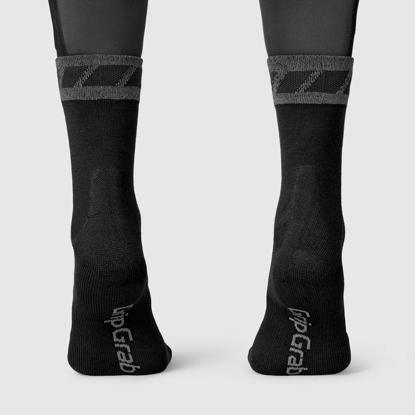 GRIPGRAB Merino Calcetines de Invierno Negro