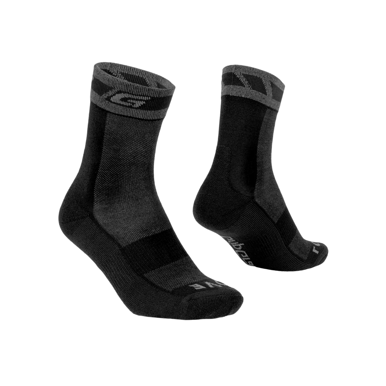 GRIPGRAB Merino Calcetines de Invierno Negro