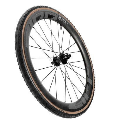 Neumático ZIPP GOODYEAR SLICK XPLR 700c Tubeless Ready Marrón