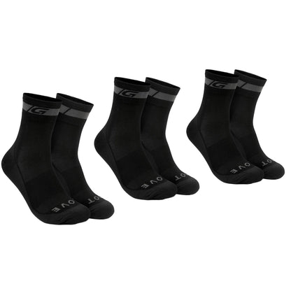 Calcetines GRIPGRAB MERINO REGULAR Negro (x3)