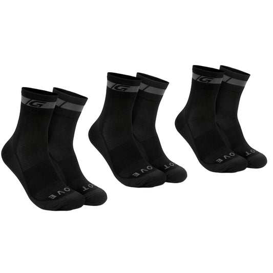 GRIPGRAB MERINO REGALAR calcetines Negro (x3)