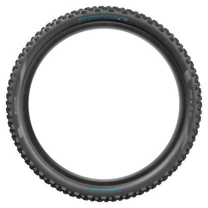 Cubierta PIRELLI SCORPION ENDURO M COLOUR EDITION 29x2.40 HardWall Tubeless Ready plegable negro/turquesa Petronas