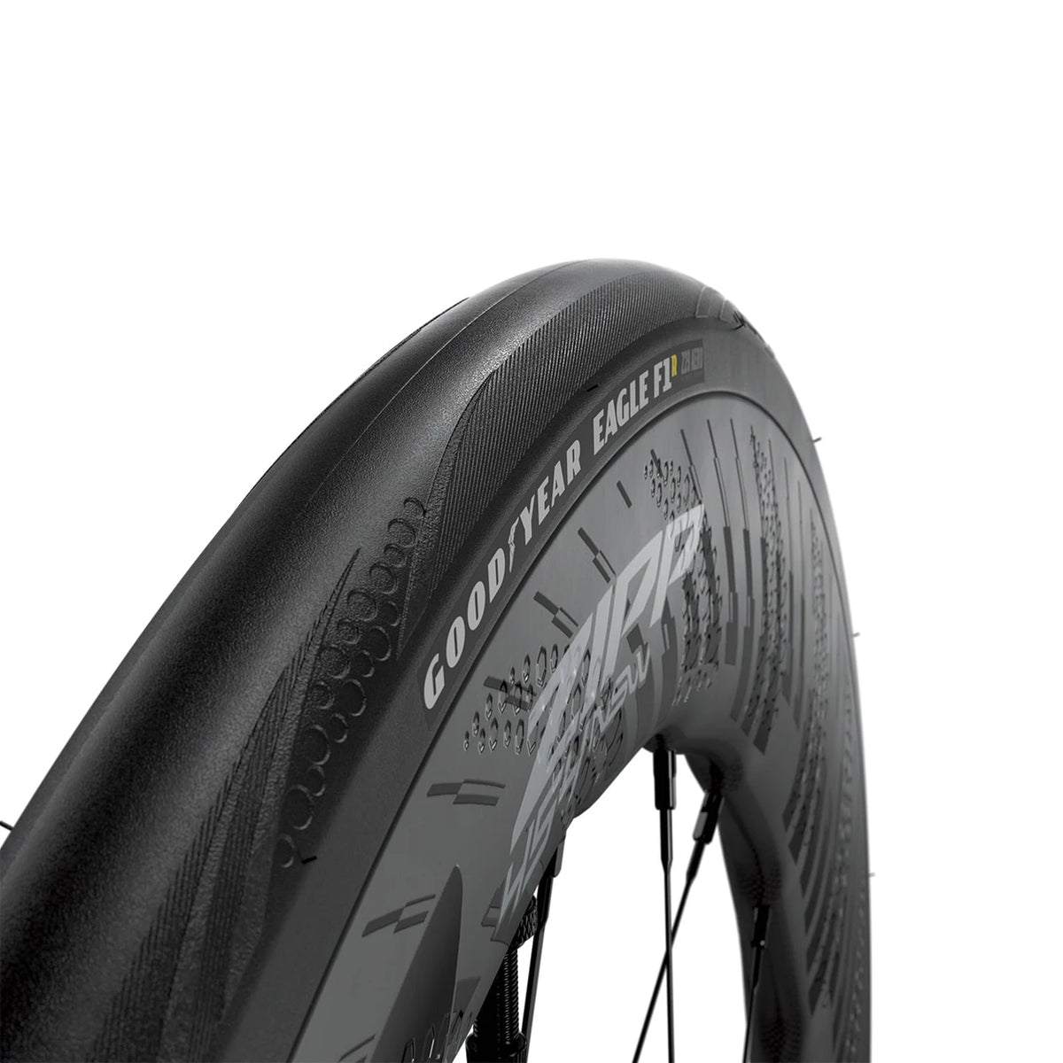 Neumático ZIPP GOODYEAR EAGLE F1 R 700c Tubeless Ready Negro