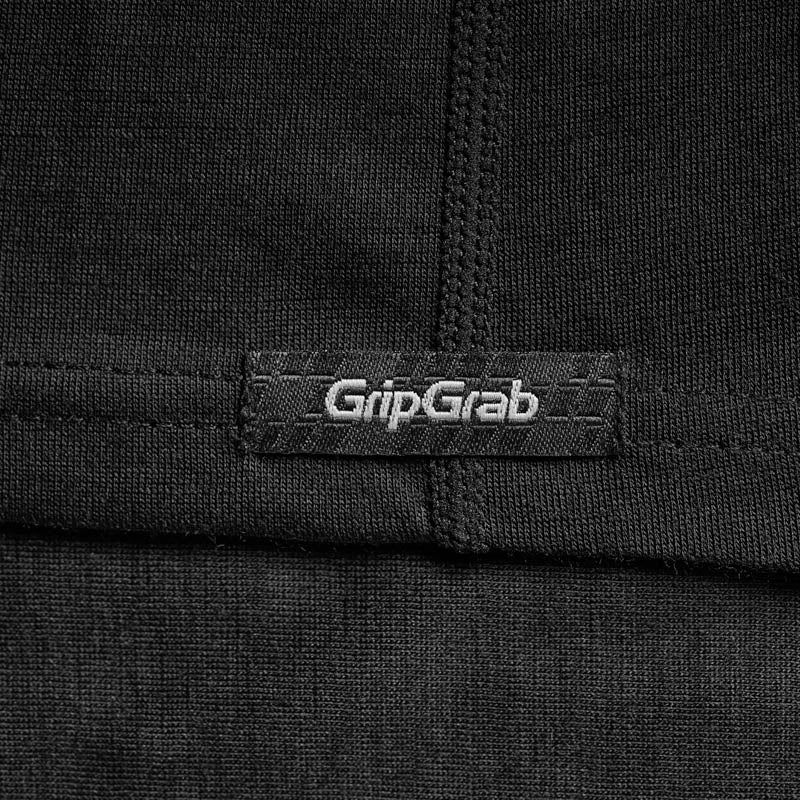 Camiseta interior de manga larga GRIPGRAB MEZCLA DE MERINO TÉRMICA negra