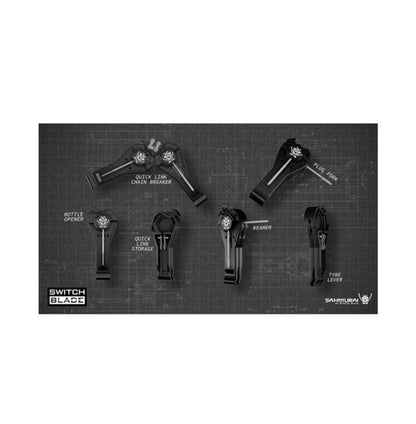 Multiherramienta SAHMURAI SWITCHBLADE (7 herramientas)