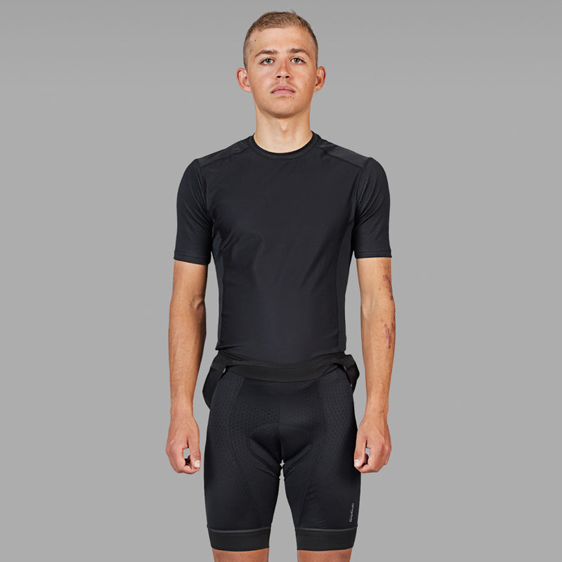 Camiseta interior de manga corta GRIPGRAB WINDBREAKING THERMAL negra
