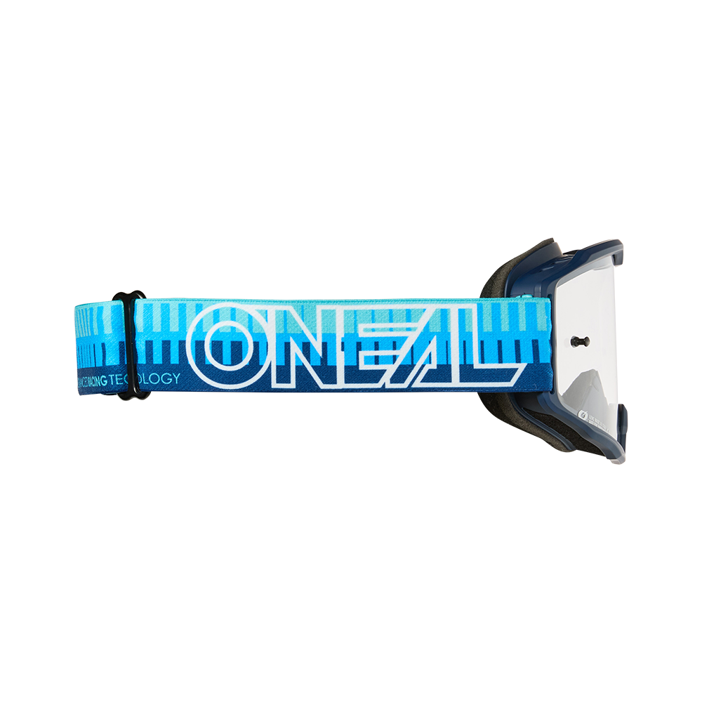 Máscara O'NEAL B-10 STRIPED Azul Escudo Transparente