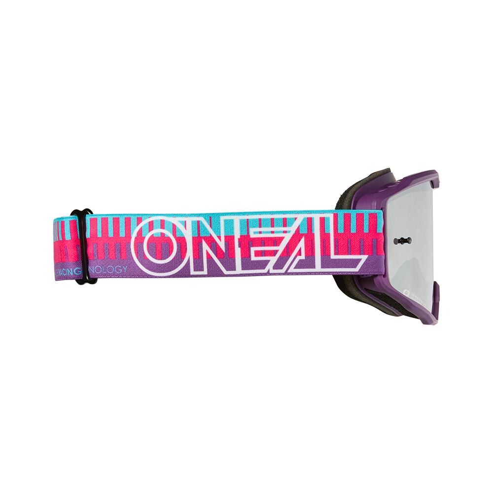 Máscara O'NEAL B-10 STRIPED Rosa/Violeta Plata Espejo Máscara O'NEAL B-10 STRIPED Rosa/Violeta Plata Espejo