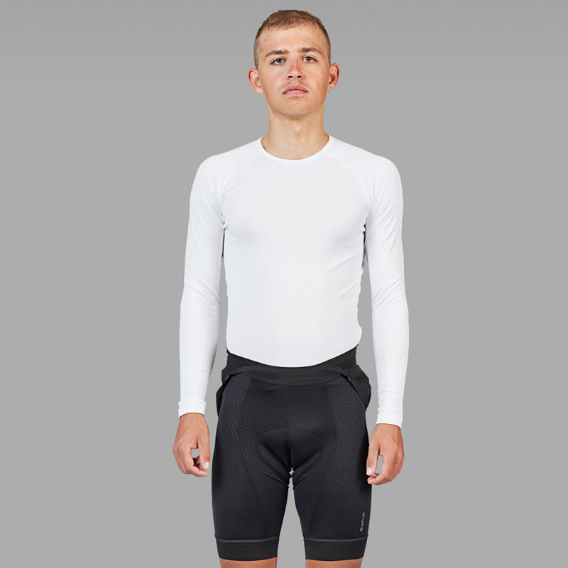 Camiseta interior de manga larga GRIPGRAB RIDE THERMAL blanca
