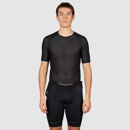 Camiseta interior de manga corta GRIPGRAB ULTRALIGERA DE REJILLA negra