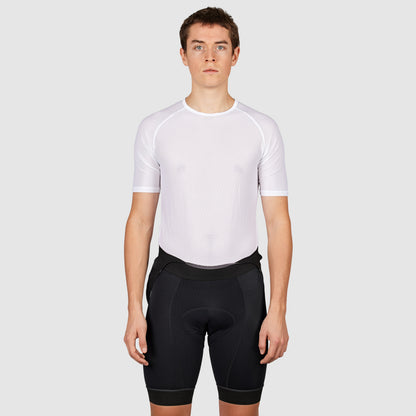 Camiseta interior de manga corta GRIPGRAB MALLA ULTRALIGERA blanca