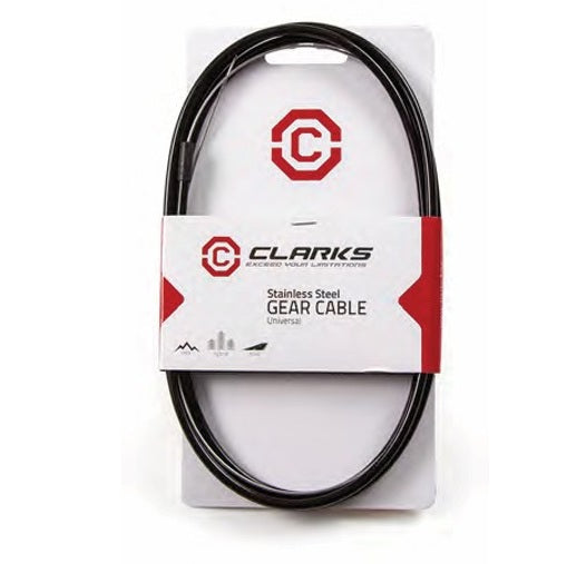 CLARKS Kit universal de cable y latiguillo de desviador Acero inoxidable