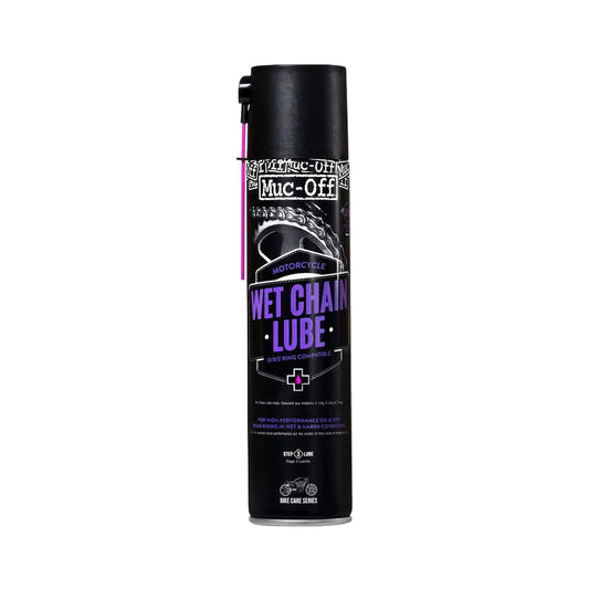 MUC-OFF WET WEATHER CHAIN LUBE Spray para todas las condiciones (400 ml)