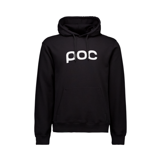 Sudadera con capucha POC Negra/Blanca