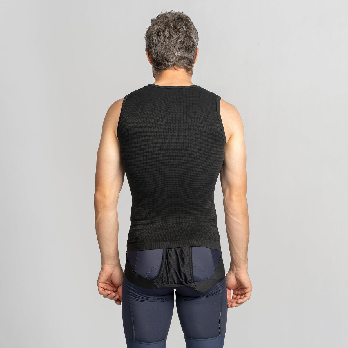 Camiseta interior sin mangas GRIPGRAB PACR PRIMAVERA OTOÑO SIN COSTURAS negra