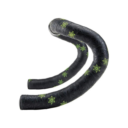Cinta de manillar SUPACAZ SUPER STICKY KUSH GALAXY Negro/Amarillo