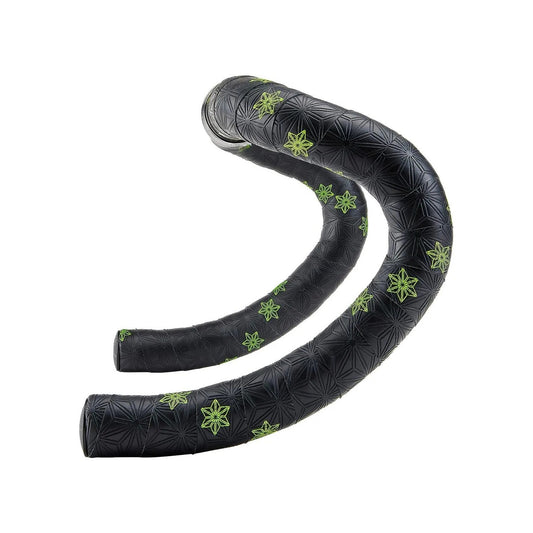 Cinta de Manillar SUPACAZ SUPER STICKY KUSH GALAXY Negro/Amarillo