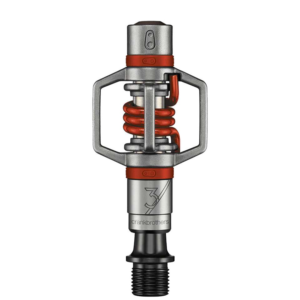 CRANKBROTHERS EGG BEATER 3 pedales Plata/Rojo