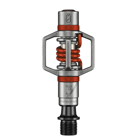 CRANKBROTHERS EGG BEATER 3 pedales Plata/Rojo