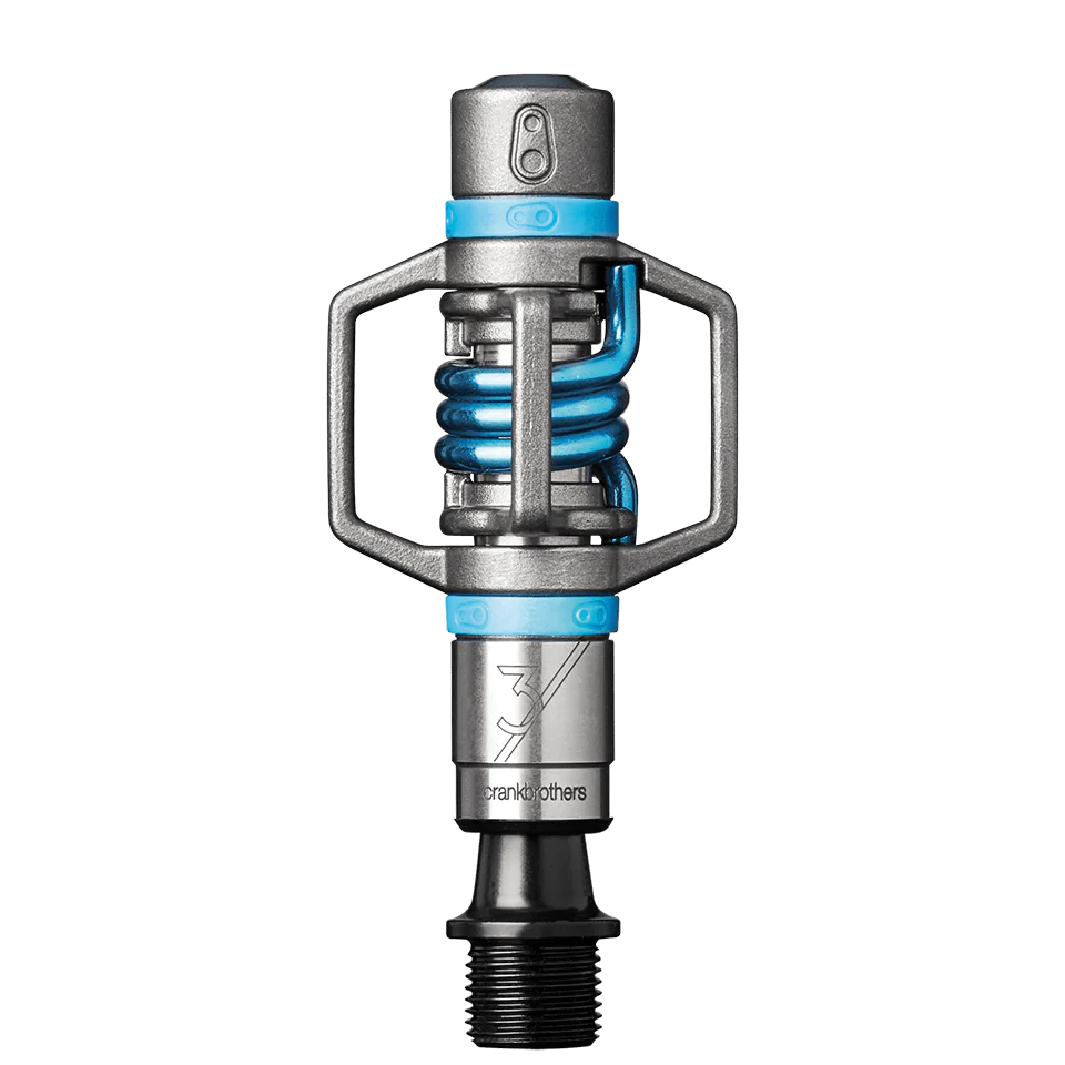 CRANKBROTHERS EGG BEATER 3 pedales Plata/Azul