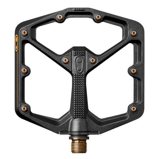 CRANKBROTHERS STAMP 11 Pedales Planos Anchos Negro/Oro