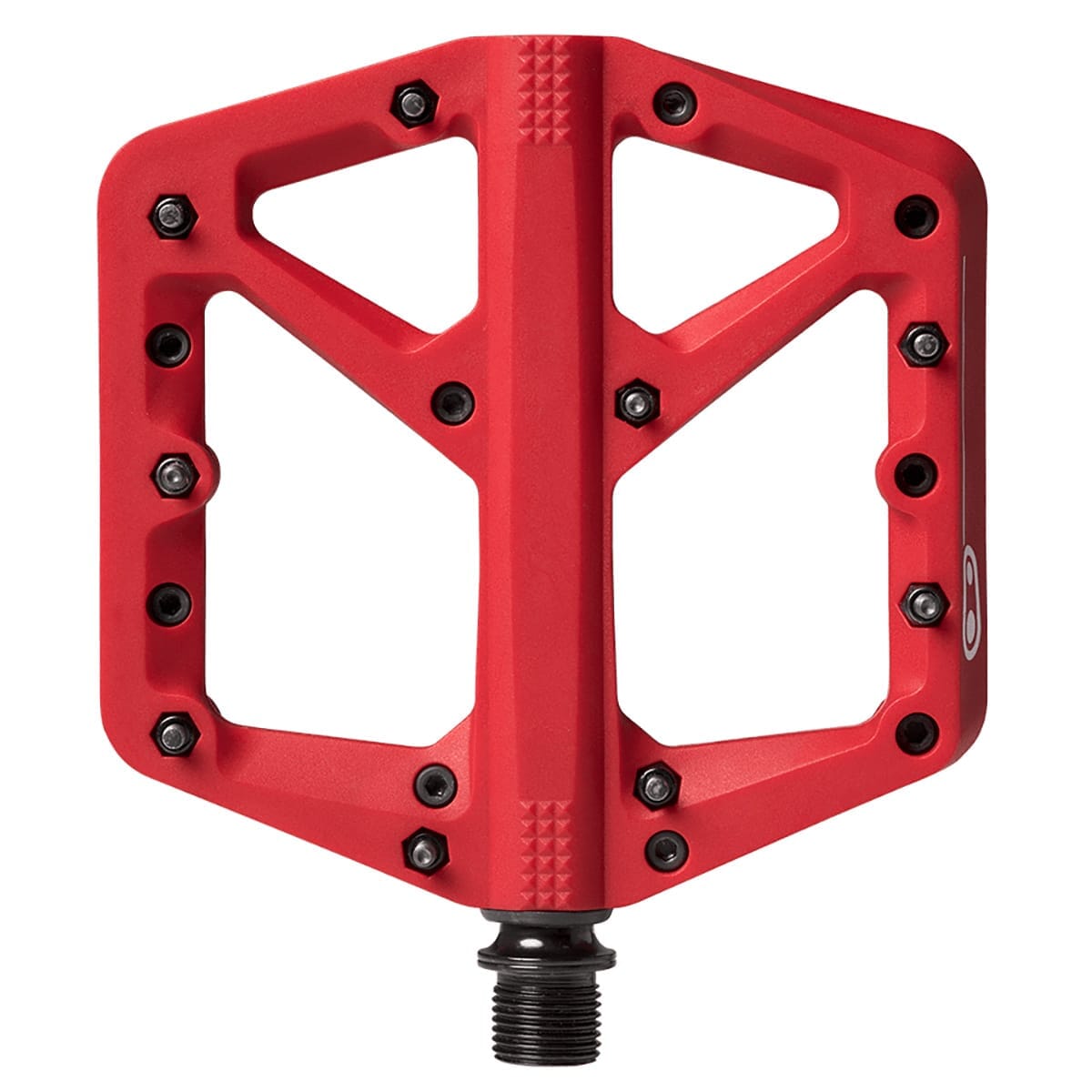 CRANKBROTHERS STAMP 1 Pedales planos pequeños Rojo