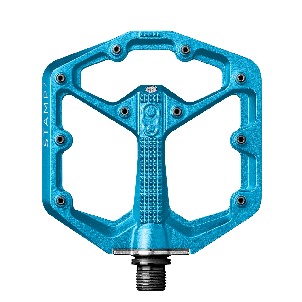 CRANKBROTHERS STAMP 7 Pedales planos pequeños Azul